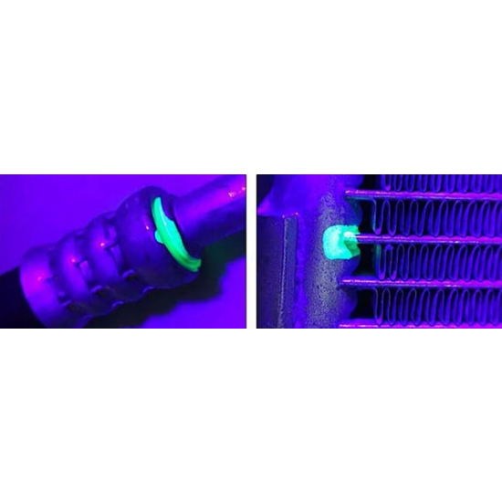 Latarka lampa UV do sprawdzania szczelności układu klimatyzacji